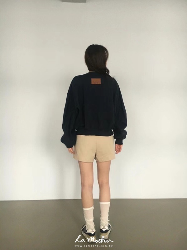 前抓褶迷你短褲裙(不附腰帶)